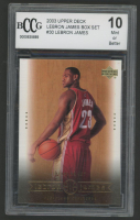 Lebron James 2003 Upper Deck Lebron James Box Set #30 (BCCG 10) at PristineAuction.com