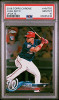 Juan Soto 2018 Topps Chrome Update #HMT55 RC (PSA 10) at PristineAuction.com