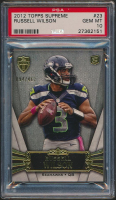 Russell Wilson 2012 Topps Supreme #23 RC #/462 (PSA 10) at PristineAuction.com