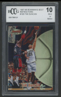 Tim Duncan 1997-98 Bowman's Best Refractors #106 RC (BCCG 10) at PristineAuction.com
