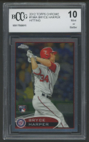Bryce Harper 2012 Topps Chrome #196A RC (BCCG 10) at PristineAuction.com