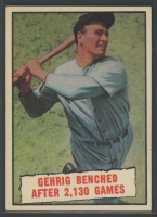 Lou Gehrig 1961 Topps #405 at PristineAuction.com