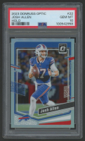Josh Allen 2023 Donruss Optic Holo #22 (PSA 10) at PristineAuction.com