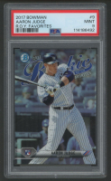 Aaron Judge 2017 Bowman ROY Favorites #9 (PSA 9) at PristineAuction.com