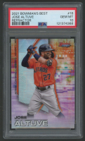 Jose Altuve 2021 Bowman's Best Refractor #18 (PSA 10) at PristineAuction.com