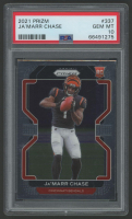 Ja'Marr Chase 2021 Panini Prizm #337 RC (PSA 10) at PristineAuction.com