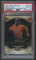 Jose Altuve 2020 Topps Tier One Prime Performers Autographs Bronze Ink #PPAJA #7/25 (PSA 8) at PristineAuction.com