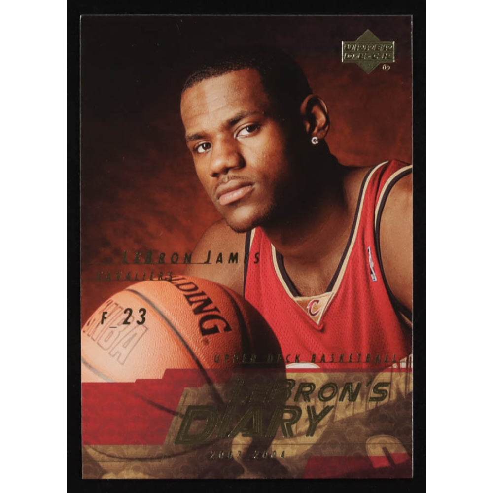 LeBron James 2003-04 Upper Deck LeBron's Diary #LJ10 RC at PristineAuction.com