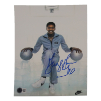 George Gervin Signed 8x10 Photo Inscribed "Ice" (Beckett) at PristineAuction.com