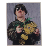 Sgt. Slaughter Signed WWE 8x10 Photo (Beckett) at PristineAuction.com