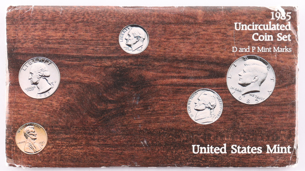 1985 United States D & P Mint Proof Set of (12) Coins at PristineAuction.com 1985 United States D & P Mint Proof Set of (12) Coins at PristineAuction.com