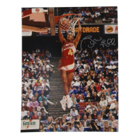 Spud Webb Signed Hawks 11x14 Photo (Beckett) at PristineAuction.com