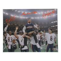 Dan Hampton, Dan Raines & Emery Moorehead Signed Bears 11x14 Photo (Beckett) at PristineAuction.com