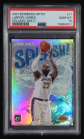 Lebron James 2021-22 Panini Donruss Optic Splash Holo #11 (PSA 10) at PristineAuction.com