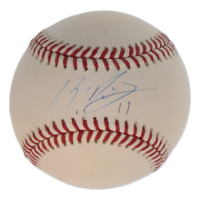 Rafael Devers Signed OML Baseball (MLB) at PristineAuction.com