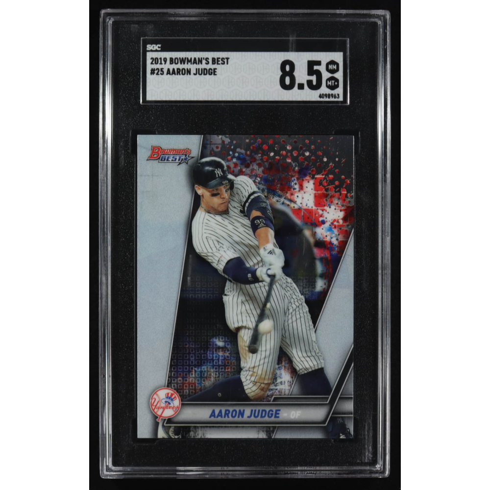 Aaron Judge 2019 Bowman's Best #25 (SGC 8.5) at PristineAuction.com