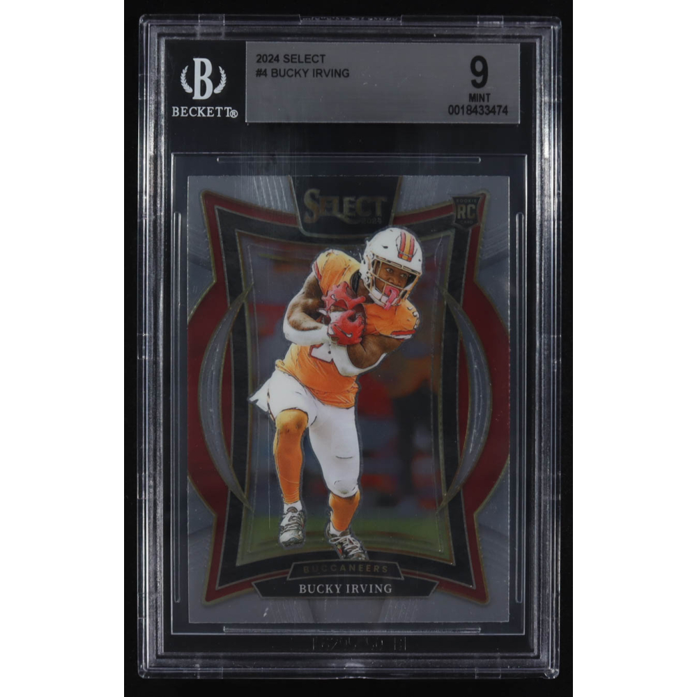 Bucky Irving 2024 Panini Select Concourse #4 RC (BGS 9) at PristineAuction.com