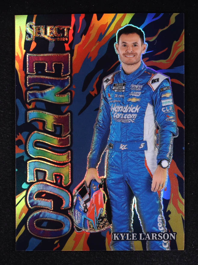 Kyle Larson 2024 Select En Fuego Prizms Tie Dye #16 #02/25 at PristineAuction.com Kyle Larson 2024 Select En Fuego Prizms Tie Dye #16 #02/25 at PristineAuction.com