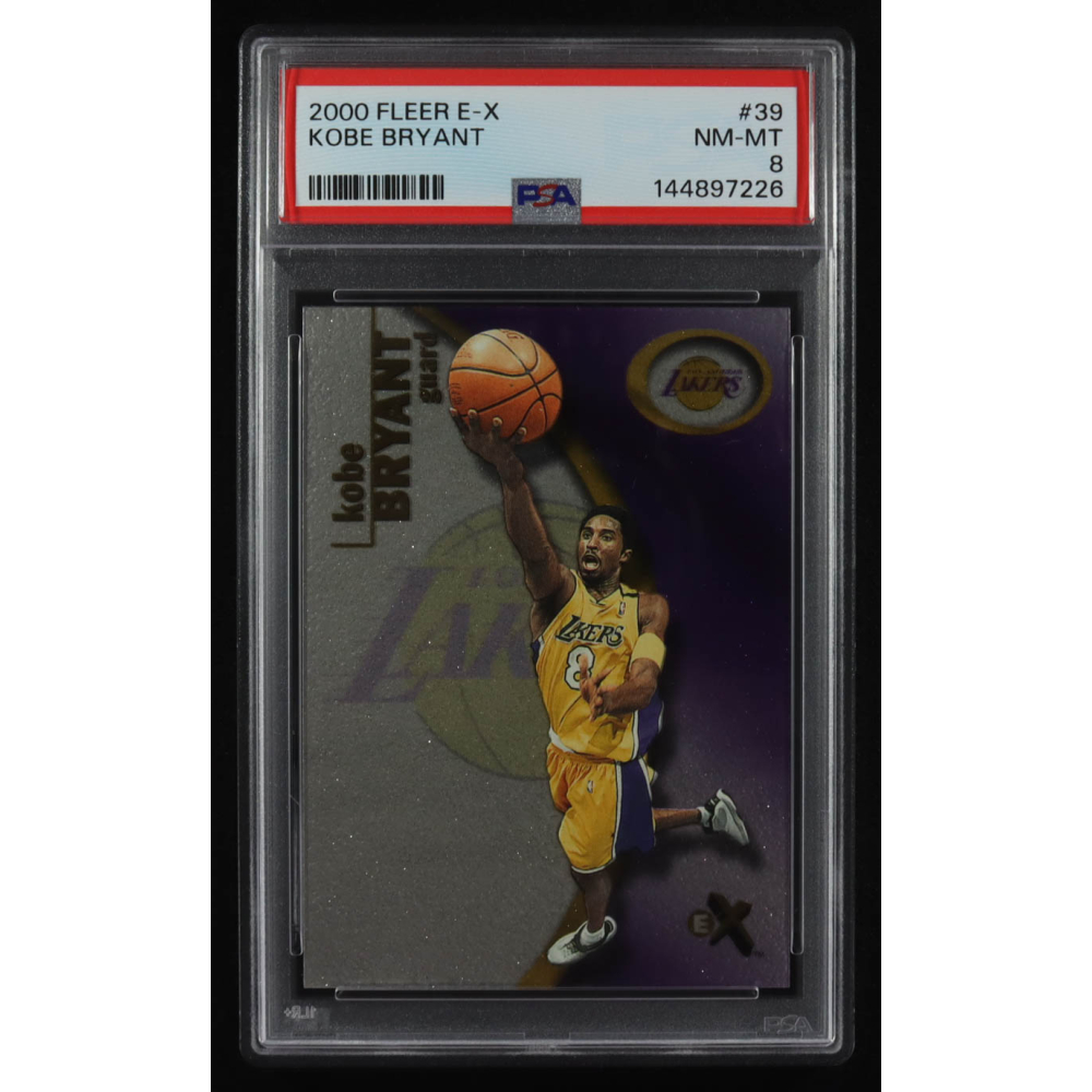 Kobe Bryant 2000-01 E-X #39 (PSA 8) at PristineAuction.com