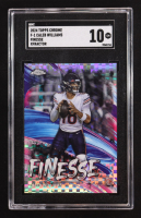 Caleb Williams 2024 Topps Chrome Finesse Xfractor #F-1 RC (SGC 10) at PristineAuction.com