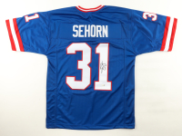 Jason Sehorn Signed Jersey (JSA) at PristineAuction.com