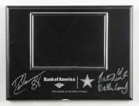 Drew Pearson & Nate Newton Signed Cowboys Bank of America Custom Plaque (JSA) at PristineAuction.com
