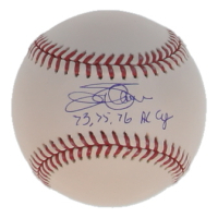 Jim Palmer Signed OML Baseball Inscribed "73, 75, 76 AL Cy" (Beckett) at PristineAuction.com