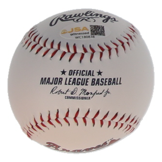 Tom Glavine Signed OML Braves Logo Baseball (JSA) at PristineAuction.com Tom Glavine Signed OML Braves Logo Baseball (JSA) at PristineAuction.com
