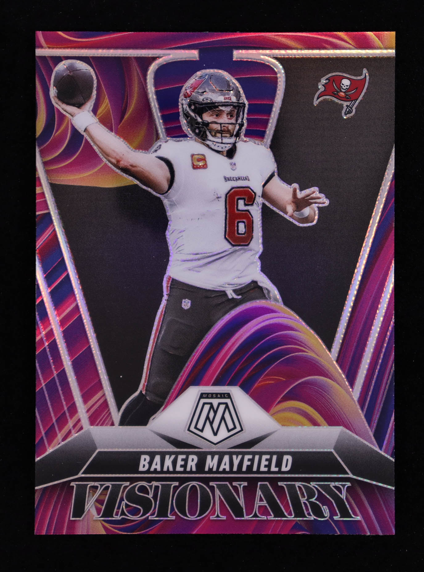 Baker Mayfield 2025 Panini Mosaic Visionary #23 at PristineAuction.com Baker Mayfield 2025 Panini Mosaic Visionary #23 at PristineAuction.com