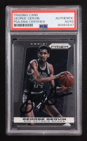 George Gervin Signed 2013-14 Panini Prizm #240 (PSA) at PristineAuction.com