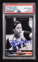 Cat Osterman Signed 2012 Panini Americana Heroes & Legends #72 (PSA) at PristineAuction.com