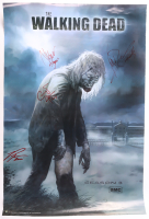 Michael Rooker, Nadia Hilker, & Cooper Andrews Signed 24x36 "The Walking Dead" Poster (JSA) at PristineAuction.com