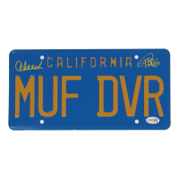 Cheech Marin & Tommy Chong Signed "Up In Smoke" License Plate (JSA) at PristineAuction.com