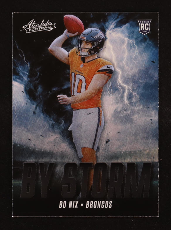 Bo Nix 2024 Absolute By Storm #6 RC at PristineAuction.com Bo Nix 2024 Absolute By Storm #6 RC at PristineAuction.com