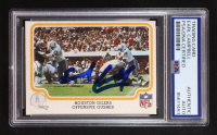 Earl Campbell Signed 1979 Fleer Offensive Gusher #21 RC (PSA) at PristineAuction.com