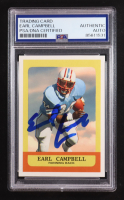 Earl Campbell Signed 2024 Topps Composite Heritage #358 (PSA) at PristineAuction.com