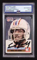 Earl Campbell Signed 1991 NFL Pro Set #27 (PSA) at PristineAuction.com
