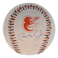 Cal Ripken Jr. Signed OML Orioles Logo Baseball (MLB & Fanatics) at PristineAuction.com