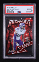 Justin Jefferson 2023 Absolute Rock Out #2 (PSA 10) at PristineAuction.com