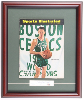 John Havlicek Signed Custom Framed Cut Display with Sports Illustrated Magazine (PSA) at PristineAuction.com