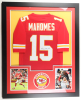 Patrick Mahomes II Signed Chiefs Custom Framed Jersey Display (JSA) at PristineAuction.com