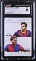 Lionel Messi / Lamine Yamal 2024 Leaf Special Release Exclusive Legends Edition #ELE-23 (CGC 9) at PristineAuction.com