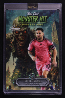 Lionel Messi 2025 Wild Card National Exclusive Monster Hunt Monster Hit White Disco Jumbo #MHONESa1-LM #1/1 at PristineAuction.com