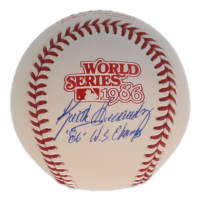 Keith Hernandez Signed 1986 World Series Baseball Inscribed "'86 W.S. Champs" (Beckett) at PristineAuction.com