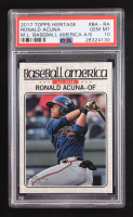 Ronald Acuna 2017 Topps Heritage Minor League Baseball America All-Star #BA-RA RC (PSA 10) at PristineAuction.com