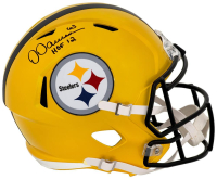 Dermontti Dawson Signed Steelers Full-Size Flash Alternate Speed Helmet Inscribed "HOF 12" (Schwartz) at PristineAuction.com