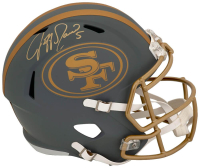 Jeff Garcia Signed 49ers Full-Size Slate Alternate Speed Helmet (Schwartz) at PristineAuction.com
