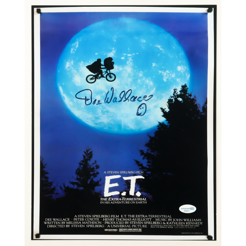 Dee Wallace Signed "E.T. the Extra-Terrestrial" 11x14 Movie Poster Photo (ACOA) at PristineAuction.com