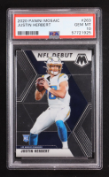 Justin Herbert 2020 Panini Mosaic NFL Debut #263 RC (PSA 10) at PristineAuction.com