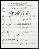 Bill Conti Signed "Gonna Fly Now" 11x14 Music Sheet Photo (ACOA) at PristineAuction.com
